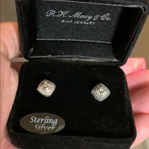 Sterling silver earrings.